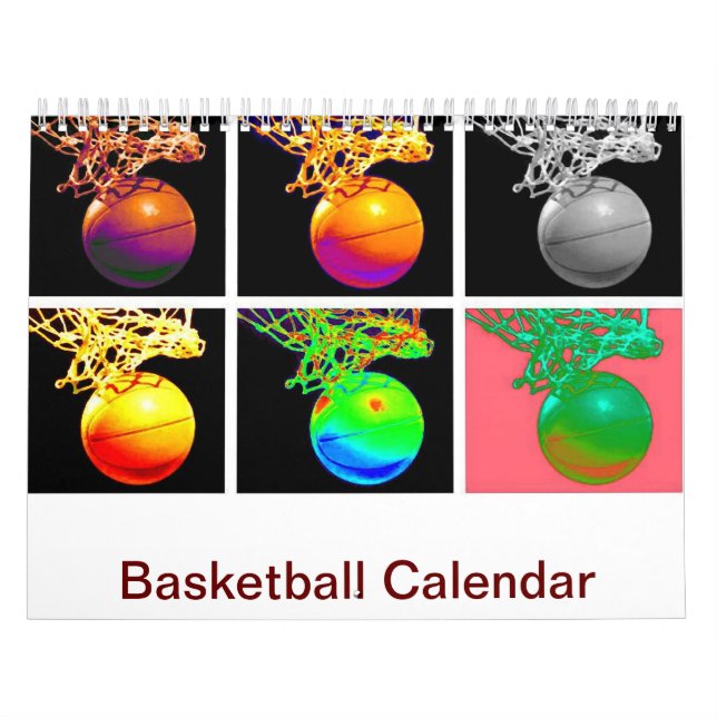 Calendrier Mural Basket-ball (Protection)