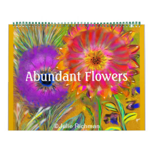 Calendrier Mural Beaucoup de fleurs abondantes