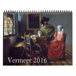 Calendrier Mural Beaux-arts de Vermeer