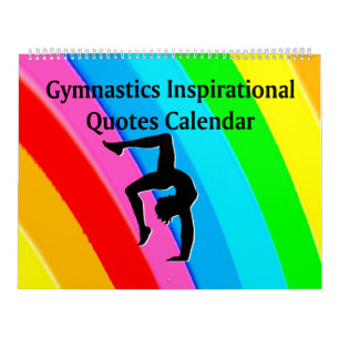 CALENDRIER MURAL BELLE INSPIRATION QUOTIDIENNE GYMNASTICS CALENDAR