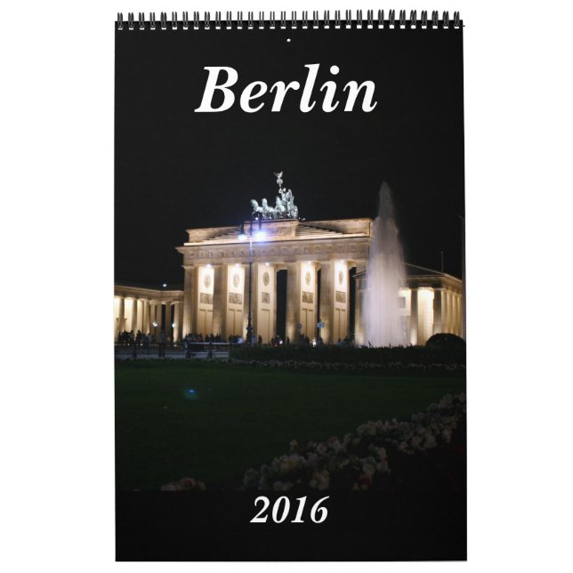 Calendrier Mural Berlin Allemagne 2016 (Protection)