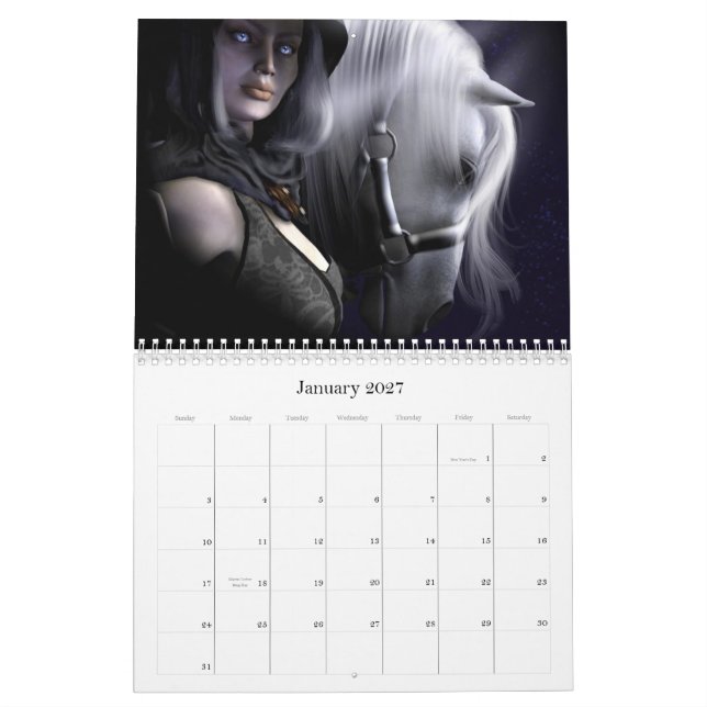 Calendrier Mural Bête magique -2009 (Jan 2027)