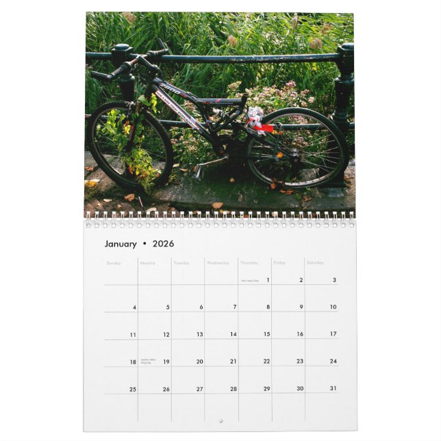 Calendrier Mural Bicyclettes en Hollande (Jan 2026)