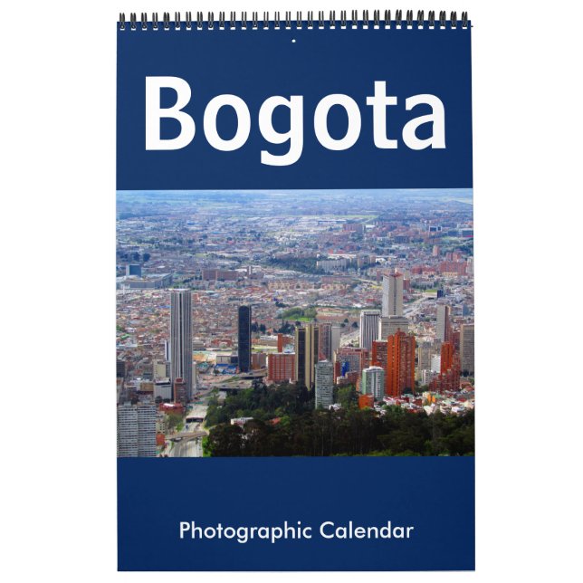 Calendrier Mural Bogota Colombie (Protection)