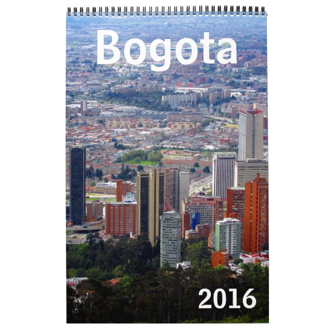 Calendrier Mural Bogota Colombie 2016 (Protection)