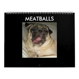 CALENDRIER MURAL BOULETTES DE VIANDE