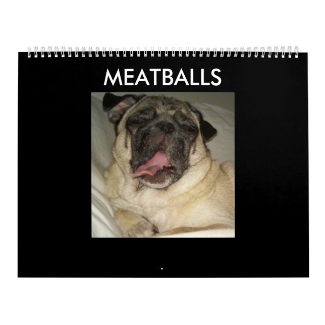 CALENDRIER MURAL BOULETTES DE VIANDE (Protection)
