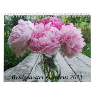 Calendrier Mural Bridgewater fait du jardinage des pivoines 2015