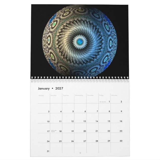 Calendrier Mural calendario 2011, esferas numériques… (Jan 2027)