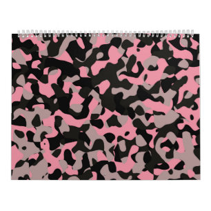 Calendrier Mural Camouflage rose