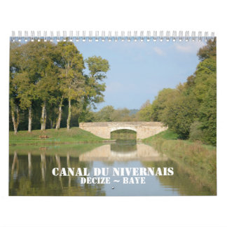 Calendrier Mural Canal du Nivernais 2016