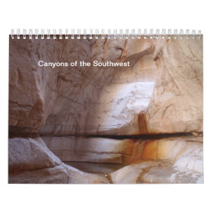 Calendrier Mural Canyons du sud-ouest