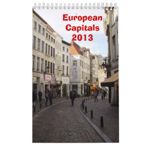 Calendrier Mural Capitales européennes - 2013