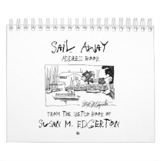 Calendrier Mural Carnet d'adresses parti de voile
