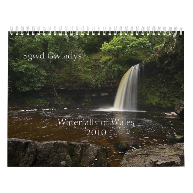 Calendrier Mural Cascades du Pays de Galles 2010 (Protection)
