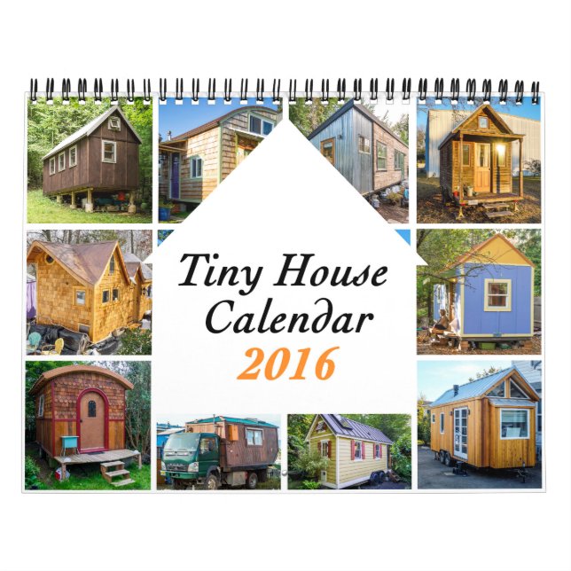 Calendrier Mural Chambres minuscules 2016 ($25) charités (Protection)