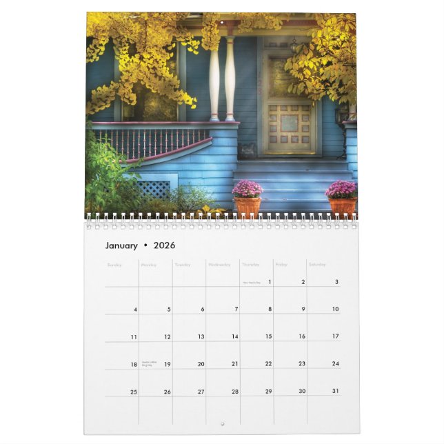 Calendrier Mural Chambres victoriennes (Jan 2026)