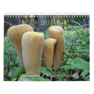 Calendrier Mural Champignons de l'Orégon occidental, 2011