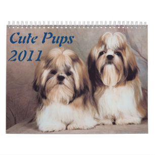 Calendrier Mural Chiots mignons 2011