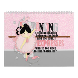 Calendrier Mural Citations de danse