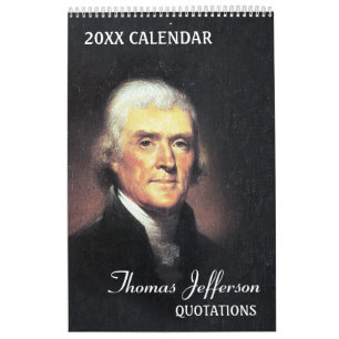Calendrier Mural Citations de Thomas Jefferson