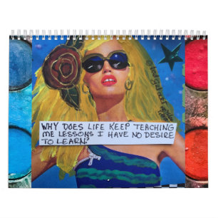 Calendrier Mural classez le ` pourquoi fait des personnes de la vie