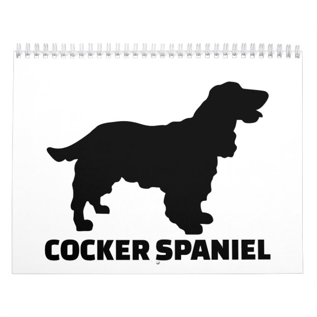 Calendrier Mural Cocker (Protection)