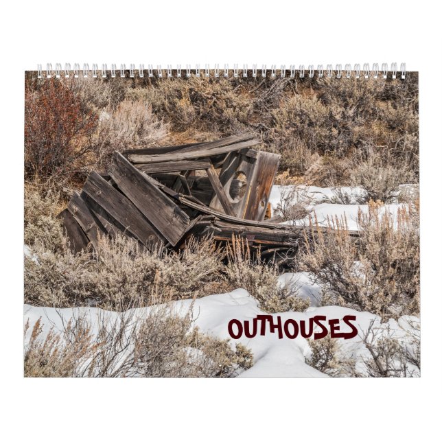 Calendrier Mural Collection des Outhouses (Protection)