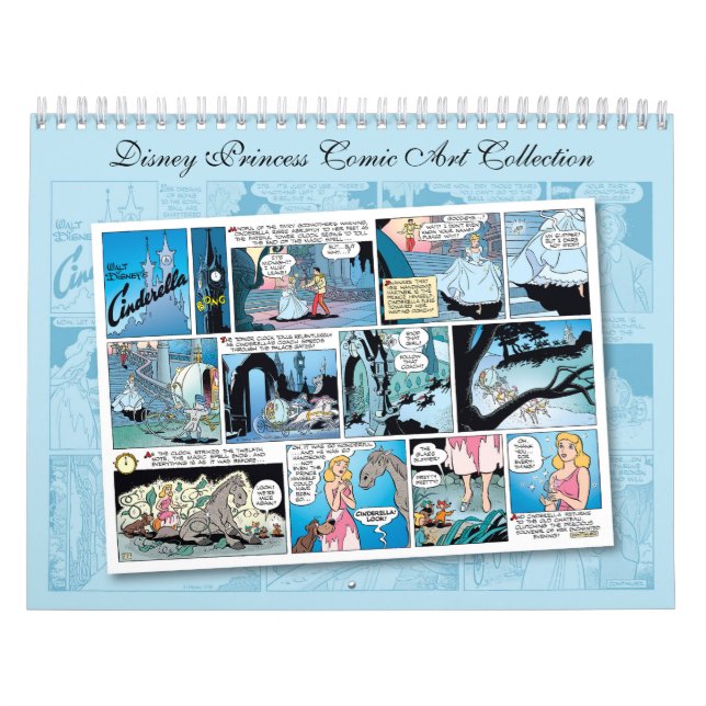 Calendrier Mural Collection d'oeuvres d'art de Disney Princess (Protection)