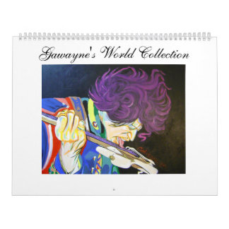 Calendrier Mural Collection du monde de Gawayne