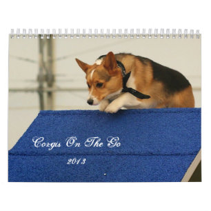 Calendrier Mural Corgis sur le mettre 2013