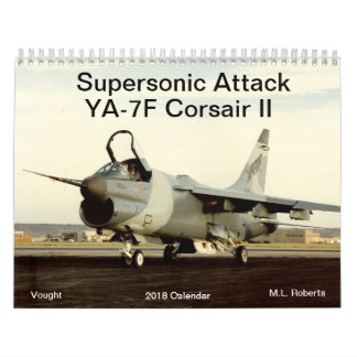 Calendrier Mural Corsaire supersonique de l'attaque YA-7F II