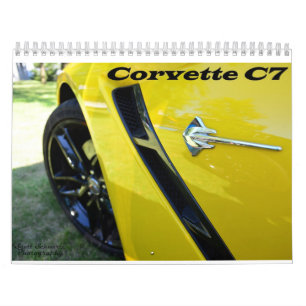 Calendrier Mural Corvette C7