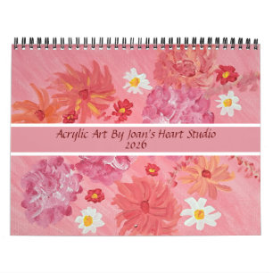 Calendrier mural d'art en acrylique