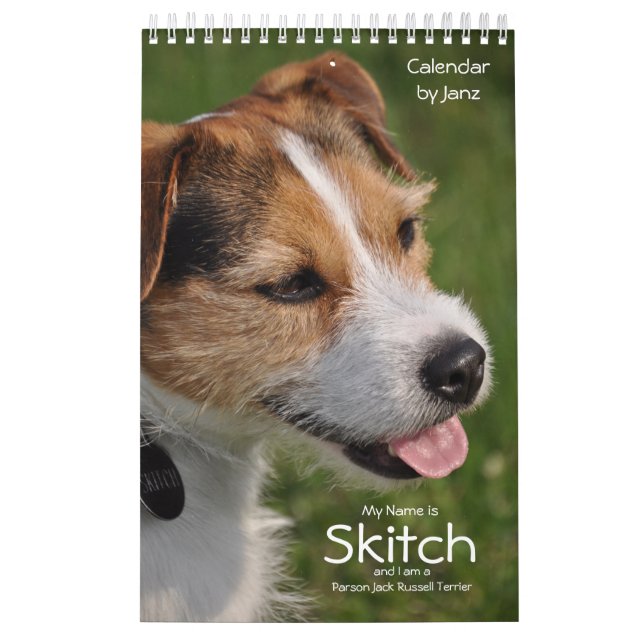 Calendrier mural de chien de Russell Terrier de (Protection)