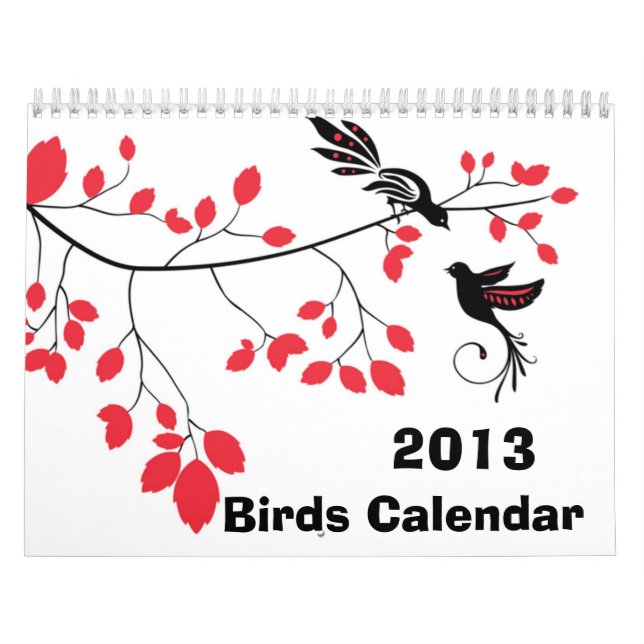 Calendrier mural de ~ de 2013 oiseaux (Protection)