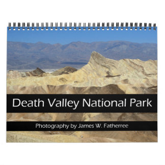 Calendrier mural de Death Valley N.P. par James Fa