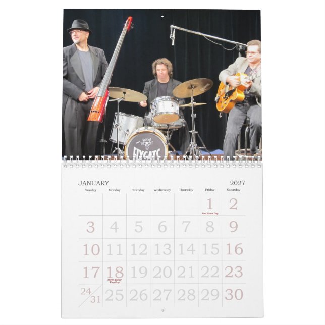 Calendrier mural de FlyCats 2013 (Jan 2027)