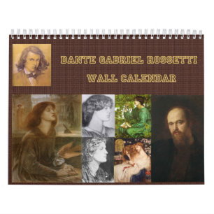 Calendrier mural de Gabriel Dante Rossetti
