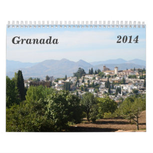 Calendrier mural de Grenade 2014