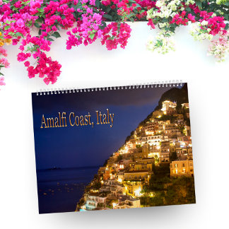 Calendrier mural de la Côte d'Amalfi, Italie
