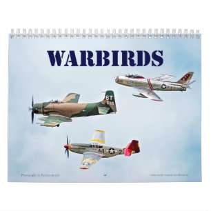 Calendrier mural de Warbirds