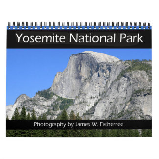 Calendrier mural de Yosemite N.P. par J. Fatherree