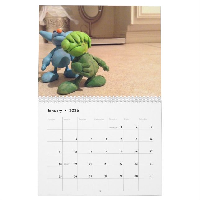 Calendrier mural d'Ellie Castellanos 2015 (Jan 2026)