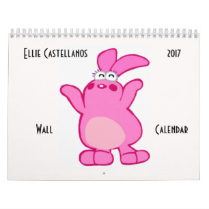 Calendrier mural d'Ellie Castellanos 2017