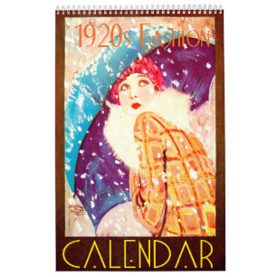 calendrier mural des années 1920 2016