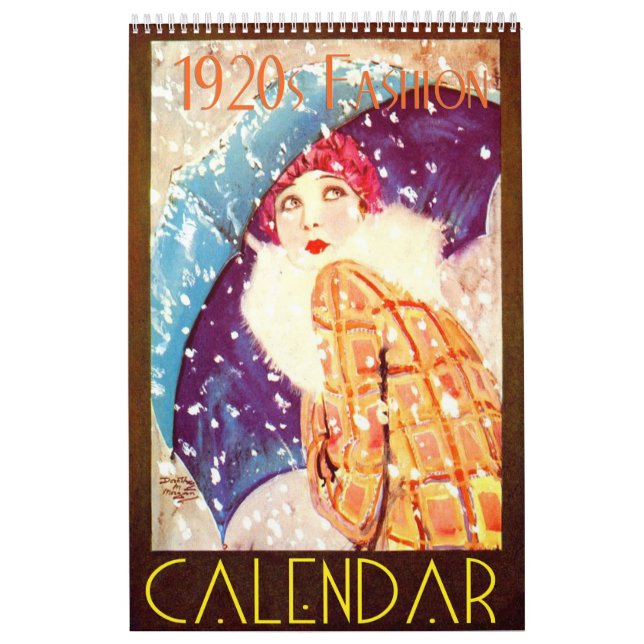 calendrier mural des années 1920 2016 (Protection)