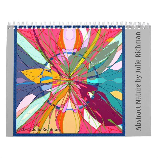 Calendrier Mural Dessins abstraits de nature (Protection)
