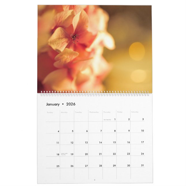 Calendrier Mural deux mille et douze (Jan 2026)