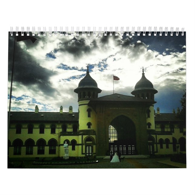 Calendrier Mural Différents endroits dans Balcans. (Protection)